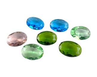 Loose Oval Glass Stones