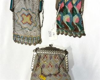 Victorian Style Mesh Hand Bags