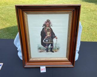 ANTIQUE WALNUT FRAMED PRINT