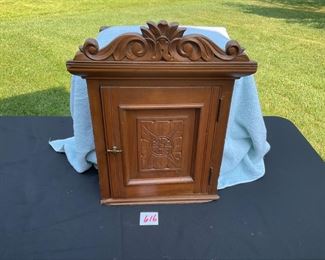 ANTIQUE CORNER CABINET