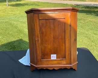 ANTIQUE CORNER CABINET