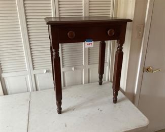 WALNUT SMALLER END TABLE