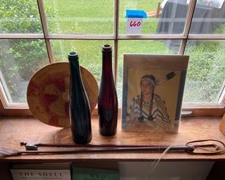VINTAGE BOTTLES, HORSE WHIP, PRINT