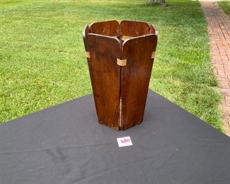 ARTS AND CRAFT WASTE BASKET. NICE