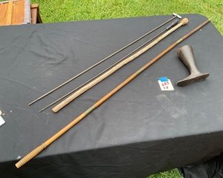 WOOD GUN CLEANING RODS