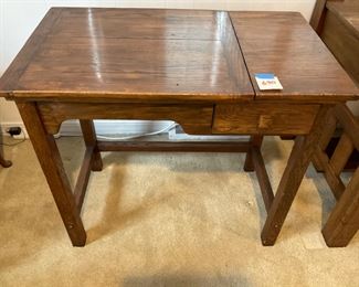 OLDER OSK MISSION STYLE DESK