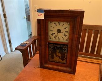 O G WALL CLOCK. RUNS