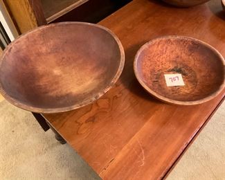 ANTIQUE WOOD BOWLS.
