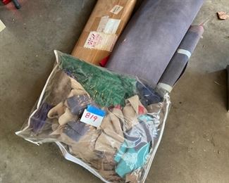 VYNAL AND LEATHER SCRAPS