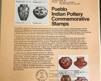One of 365 US post office first day stamps.