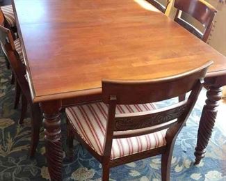 Beautiful Ethan Allen Dining Room Table And 8 Chairs