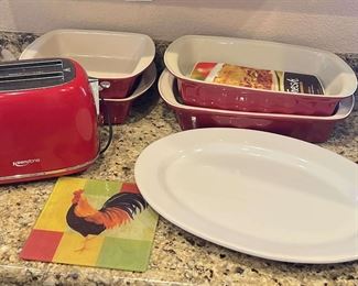 Stoneware Baking, Toasting, And More