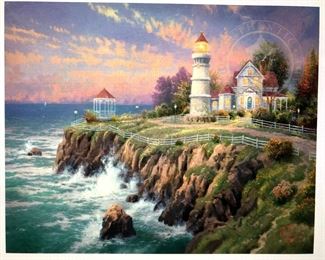 Thomas Kinkade Victorian Light  Registered  Authenticated  NIB