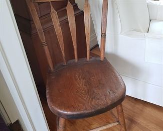 Plank bottom chair