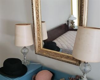 Gold leaf mirror