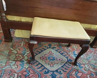 Stool.  Rug is not for sale.