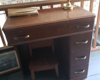 White sewing machine