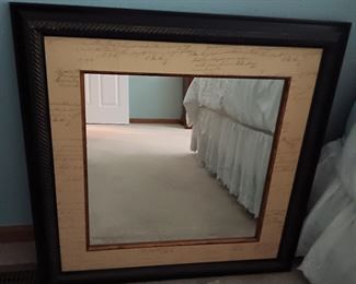 DECORATIVE SQUARE MIRROR