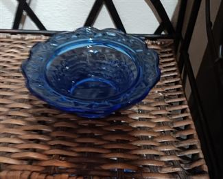 NICE BLUE GLASS BOWL