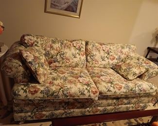 NICE FLORAL SOFA VERY CLEAN
