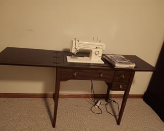 SEWING MACHINE AND TABLE KENMORE