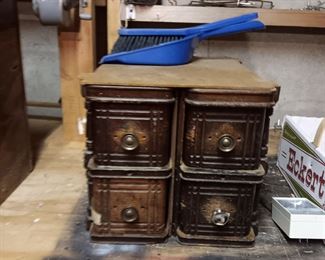 VINTAGE SEWING MACHINE DRAWERS
