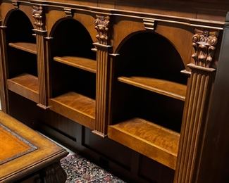 Hooker Furniture-headboard with built in  bookcase 