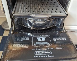 O'Keefe and Merritt stove as-is