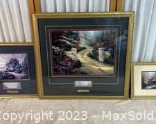 wthomas kinkade collection with certificates3411 t