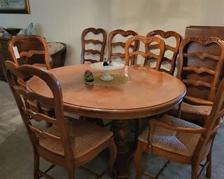 Beautiful High Back Oak Chairs