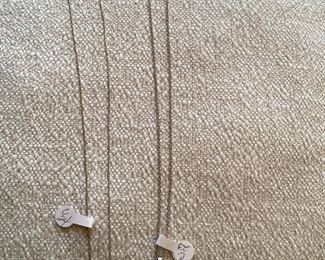 Fashion silver tone necklaces