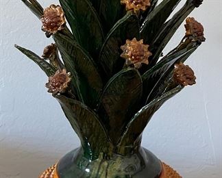 Mexican Folk Art Pottery Pineapple 