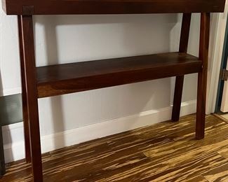 West Elm Rustic Acacia Entryway Console (Tobacco Stain)