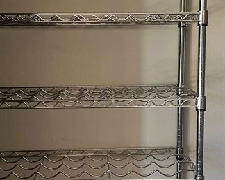 Metal Shelving Wine Storage 