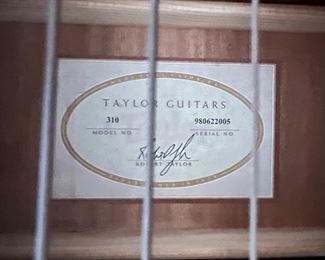Taylor Guitar Model 310 w Case and Stand 
