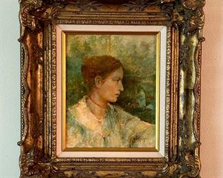 “Young Girl” by Texas artist
Raul Gutierrez 
Image size 8” x 10”