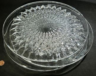 Crystal & glass serving pieces, we have quite a collection!