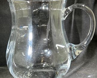Glass water pitcher 