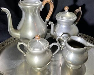 Pewter tea service -  “Royal Holland”