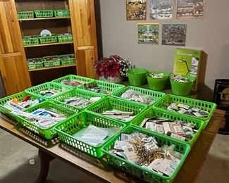 Sewing notions including buttons, snaps, zippers, elastic, Rick rack and so much more. You name it, we got it!