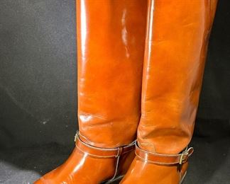 Saks s Fifth Avenue riding boots, Italy

