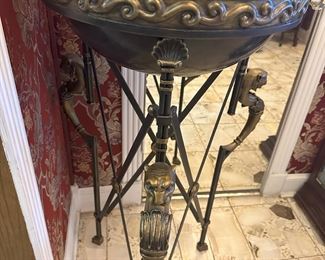 Pair of Maitland Smith Torcheres can be used as Planters
