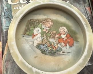 Adorable Porcelain Water Dish for dog 