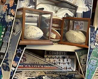 Signed Dallas Cowboys Memorabilia 