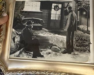 Signed by Jimmy Stewart himself! it IS a wonderful life. 