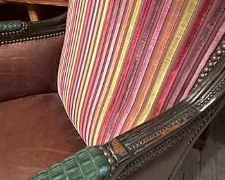 Fantastic Brand New custom upholstered desk chair 