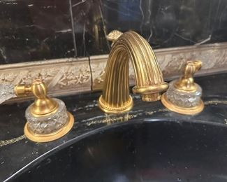 Phylrich Faucet Regency Cut Crystal 