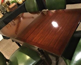 The Game Table Flips Open for Dining