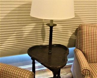Vintage Clover Leaf Floor Lamp Table