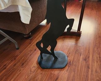 Metal Horse Table